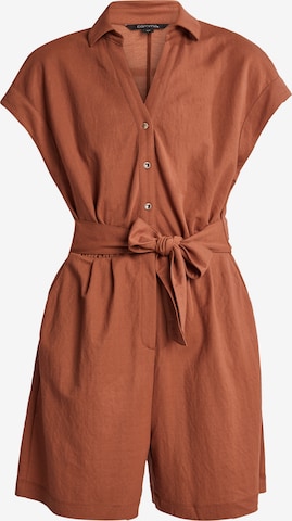 COMMA Jumpsuit in Brown: front