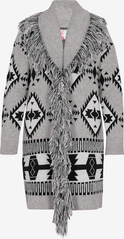 IZIA - Casaco de malha em cinzento: frente