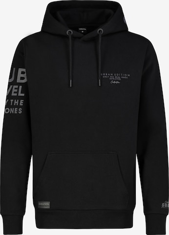 Sublevel Sweatshirt in Black: front