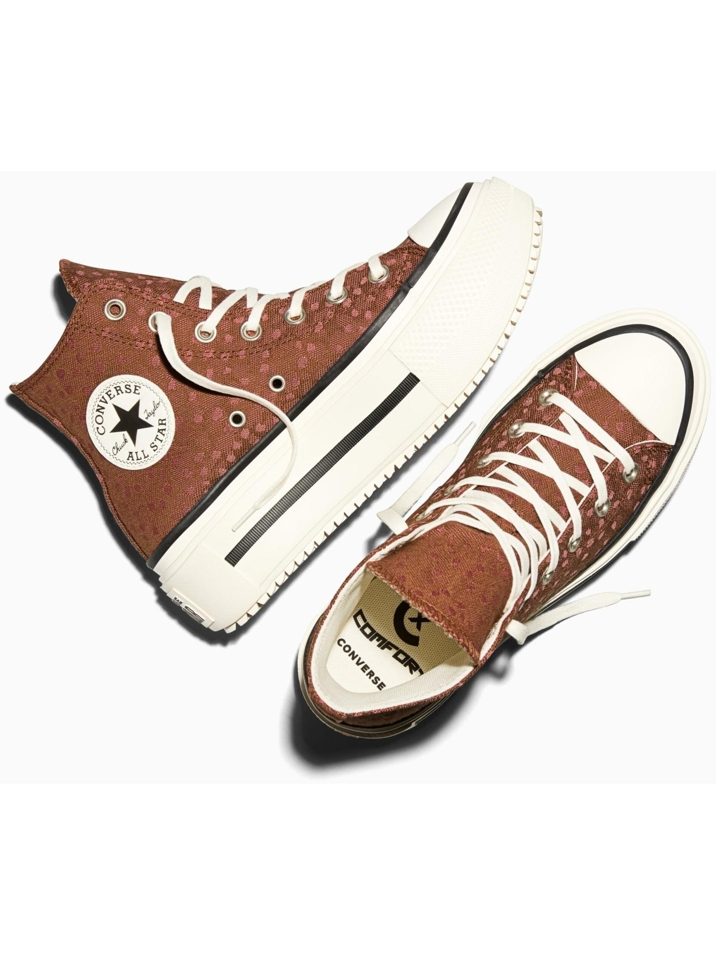 Baskets hautes CONVERSE en marron