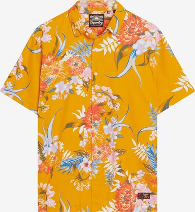 Superdry Overhemd in de kleur Lichtblauw / Honing / Oranje / Wit, Productweergave