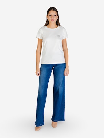 Top 'ECS MODA TA6056 JS923' di Liu Jo in bianco