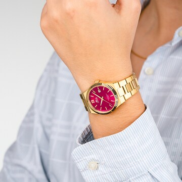 Lotus Analog Watch in Gold