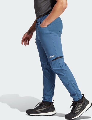 ADIDAS TERREX Tapered Outdoorbroek in Blauw