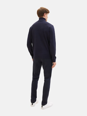 Coupe slim Pantalon chino 'Travis' TOM TAILOR en bleu