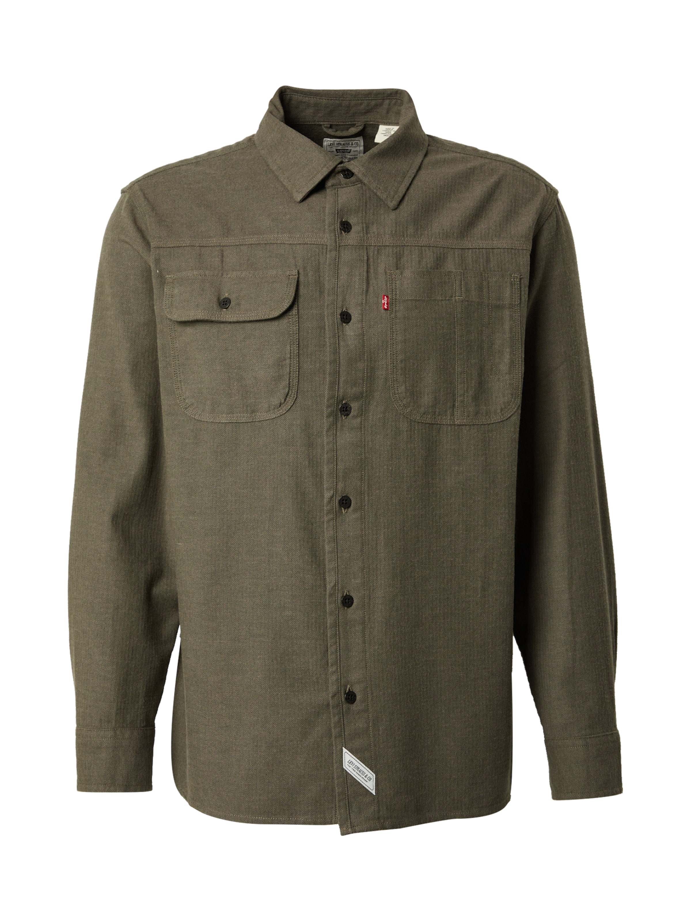 LEVI'S ® Regularny krój Koszula 'AUBURN' w kolorze zielony: przód