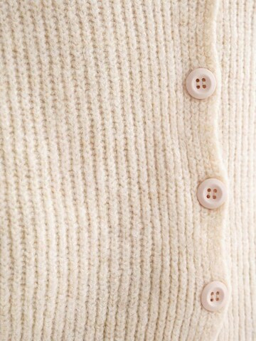 MixRay Knit Cardigan in Beige