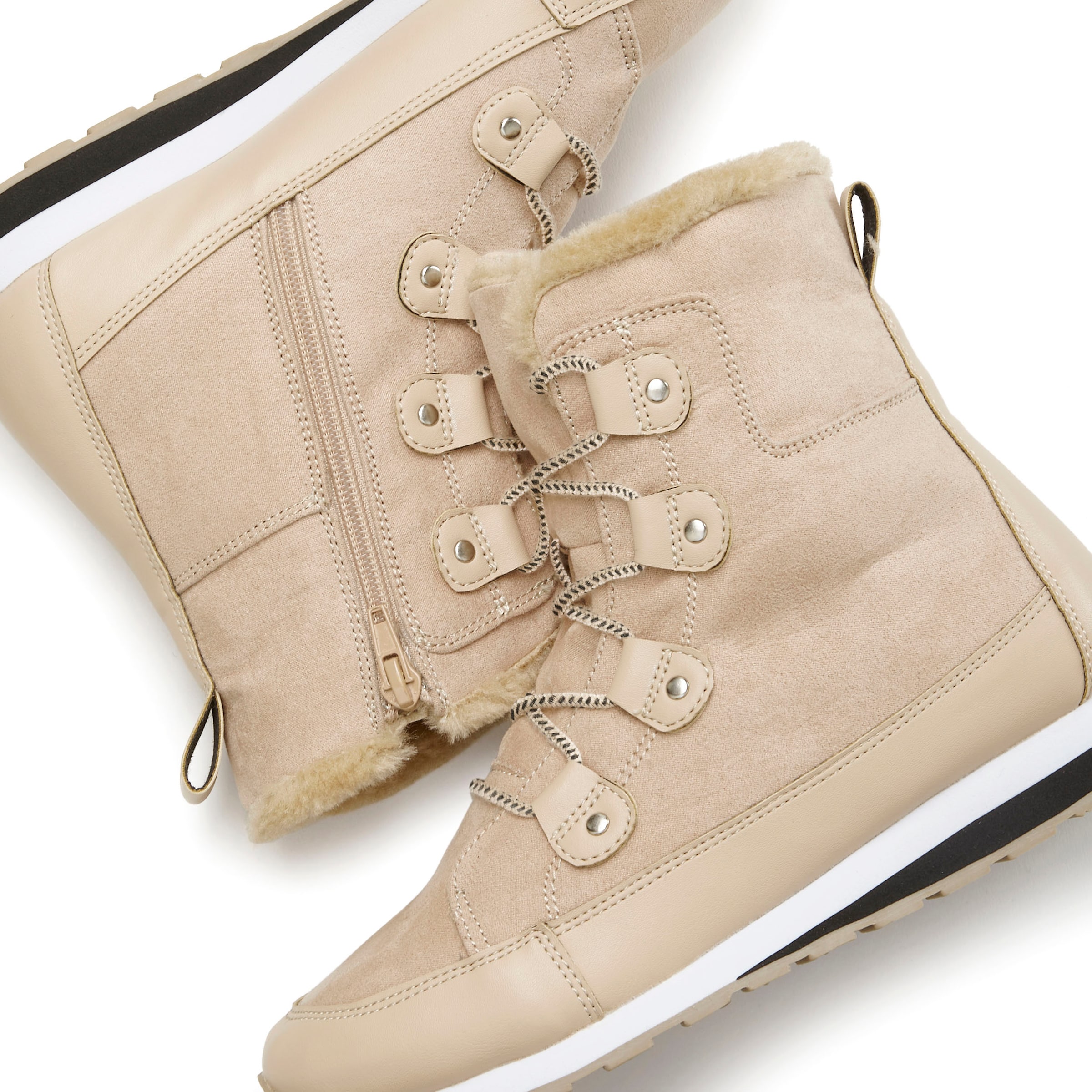 VIVANCE Schnürstiefel in Beige