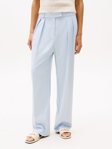 TOMMY HILFIGER Loosefit Broek in Blauw: voorkant
