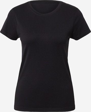 T-shirt fonctionnel Athlecia en noir : devant