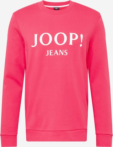 JOOP! Jeans Sweatshirt 'Alfred' in Pink: front