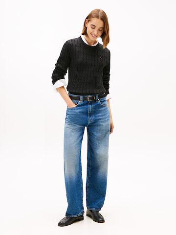 TOMMY HILFIGER Pullover in Schwarz