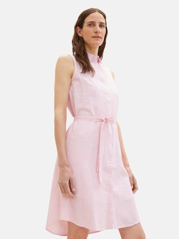 TOM TAILOR Shirt dress in Pink