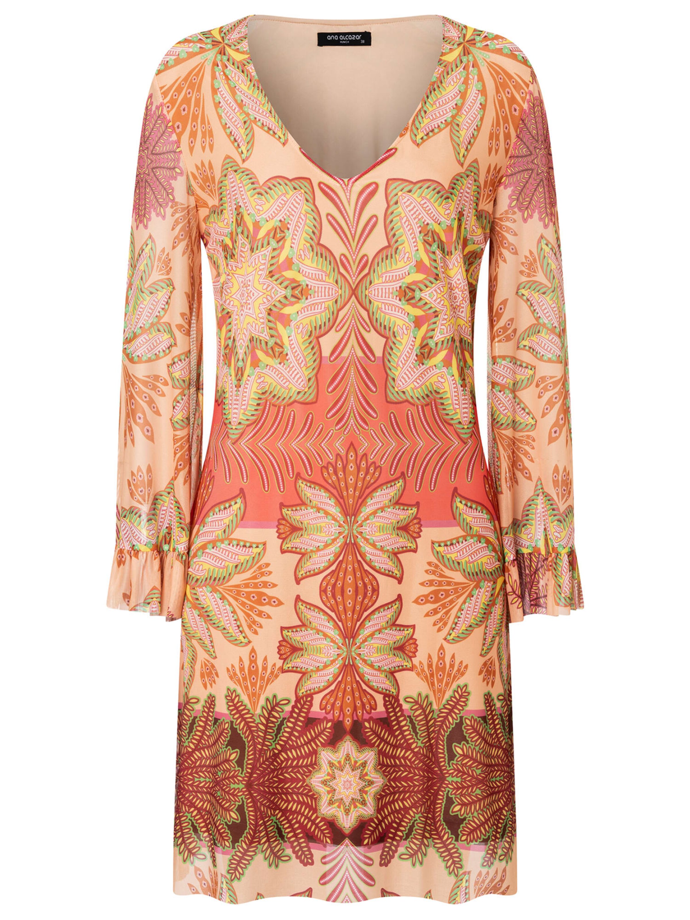 Ana Alcazar Kleid 'Denya' in Orange: Vorderseite