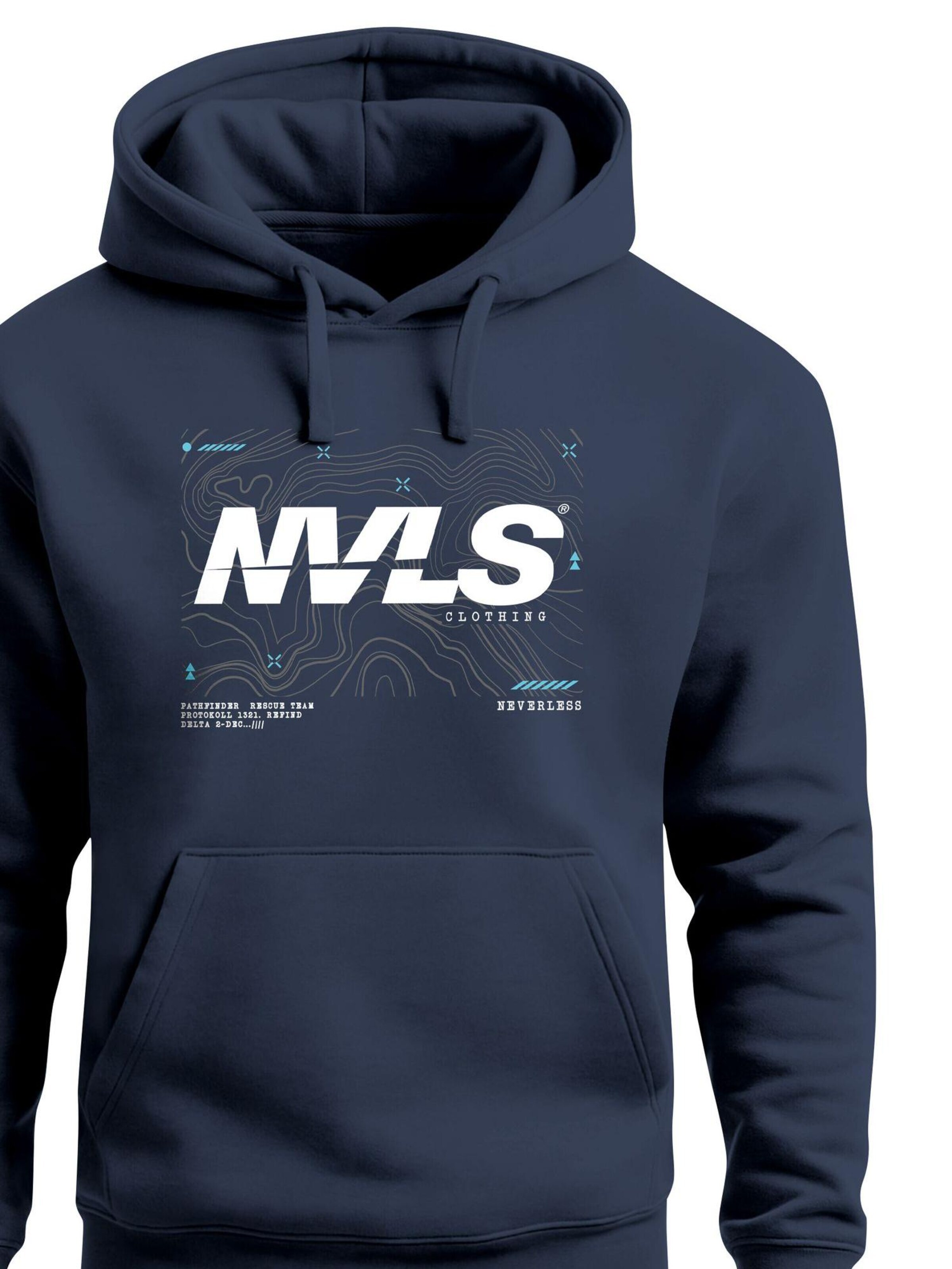 Neverless Sweatshirt 'Explorer' in Blue
