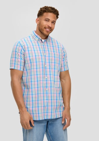 s.Oliver Regular fit Overhemd in Blauw: voorkant