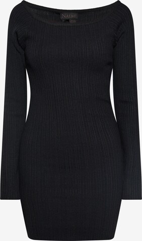 NAEMI Dress in Black: front