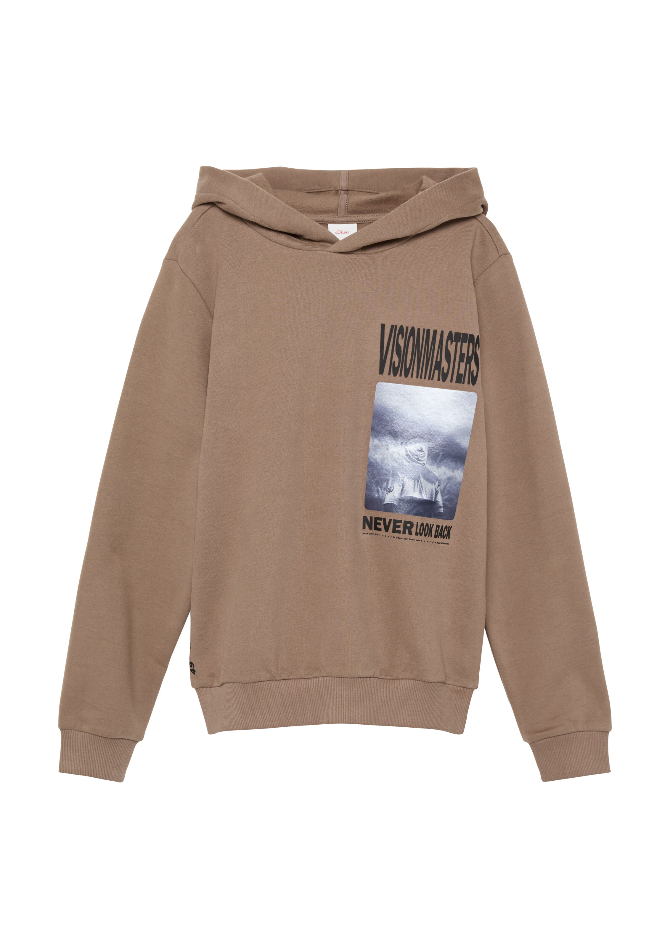 s.Oliver Sweatshirt in Bruin: voorkant