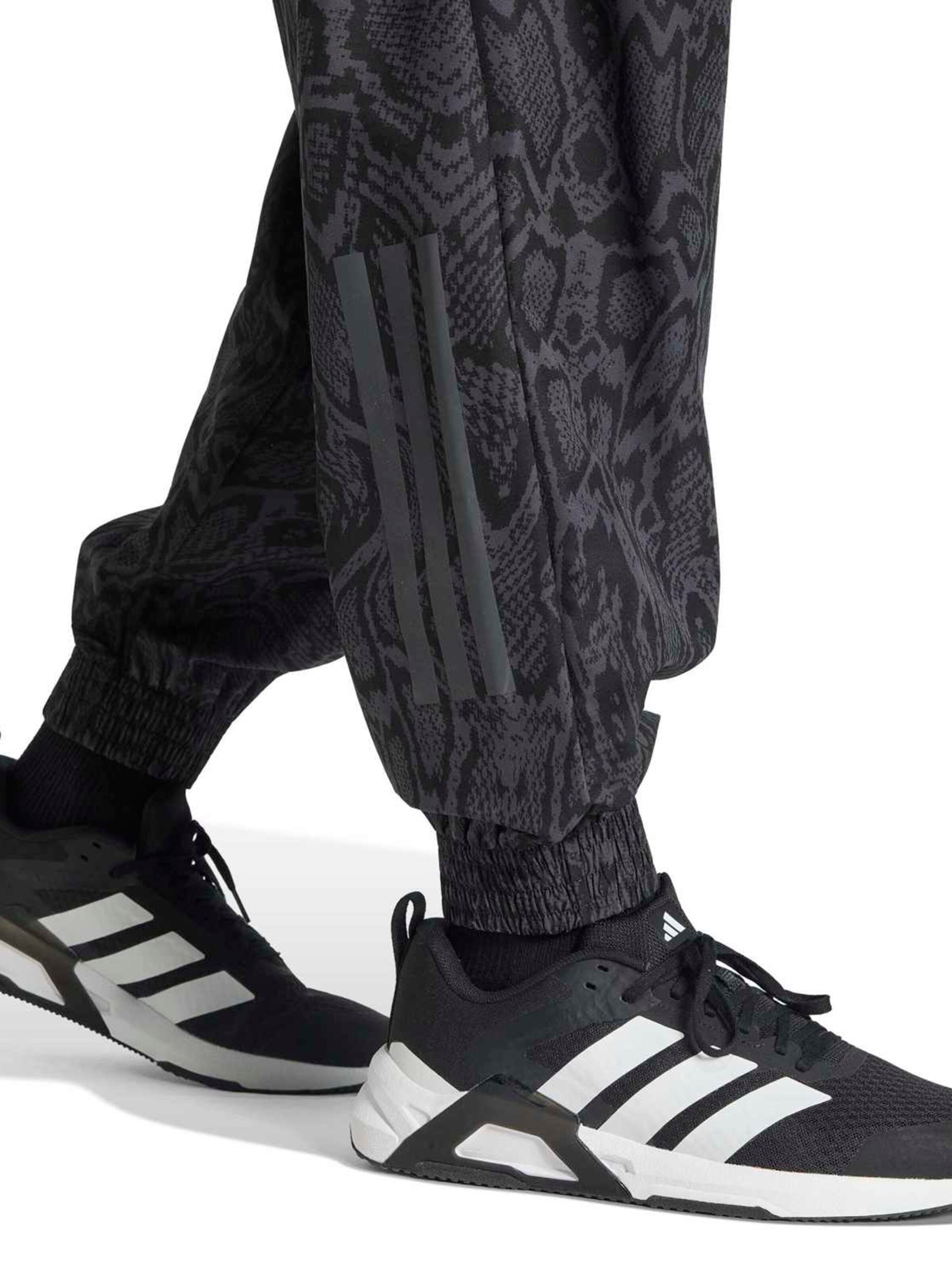juoda ADIDAS PERFORMANCE Siaurėjantis Sportinės kelnės 'PrimLift'