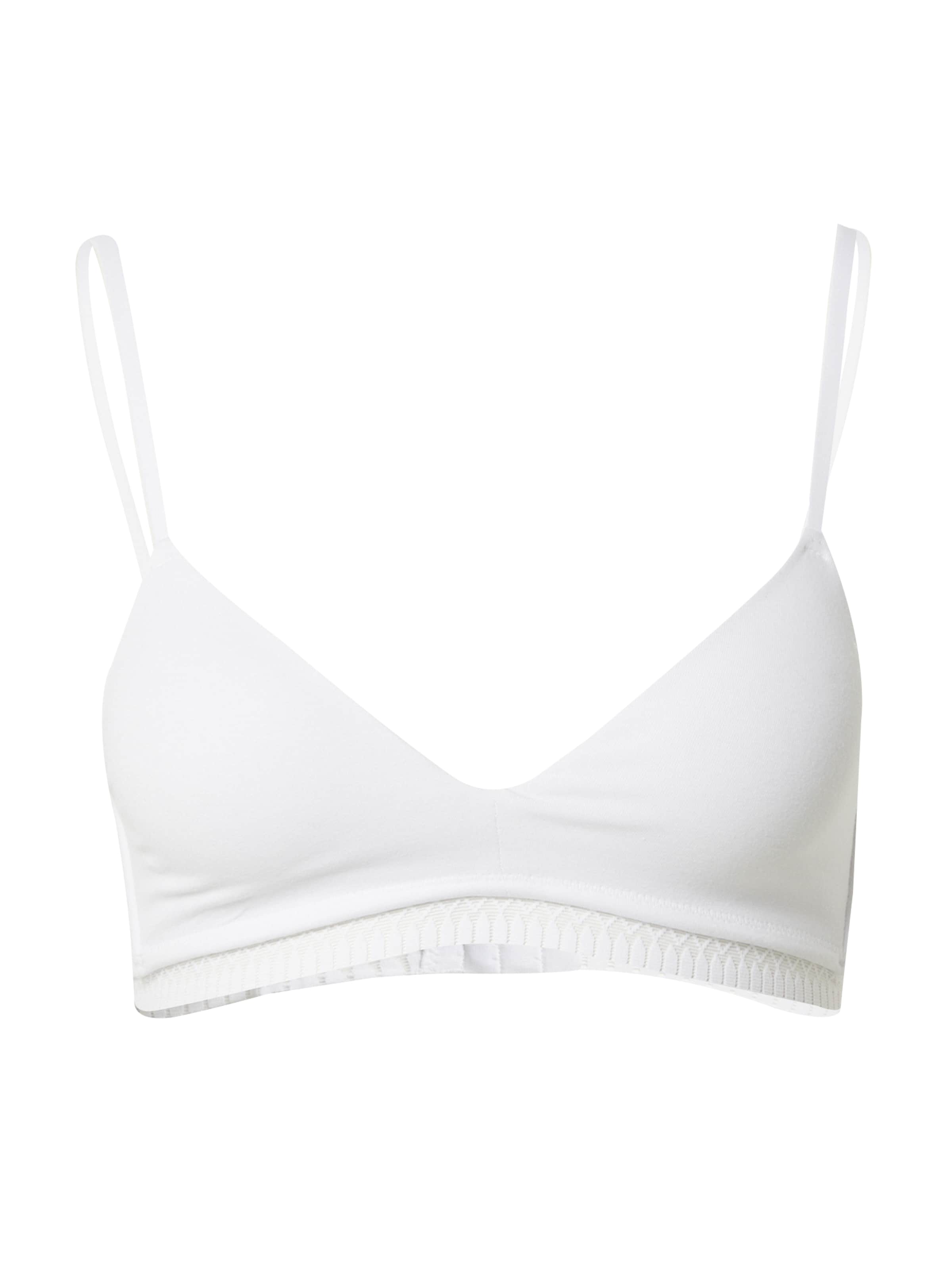 Triangle Soutien-gorge 'Happily We Care' ETAM en blanc : devant