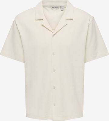 Only & Sons Overhemd 'ONSKosta' in Wit: voorkant