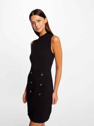 Morgan Knit dress in Black: front