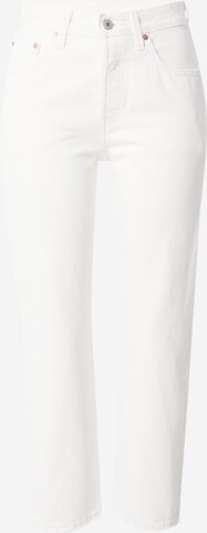 Jeans '501  Crop' di LEVI'S ® in bianco: frontale