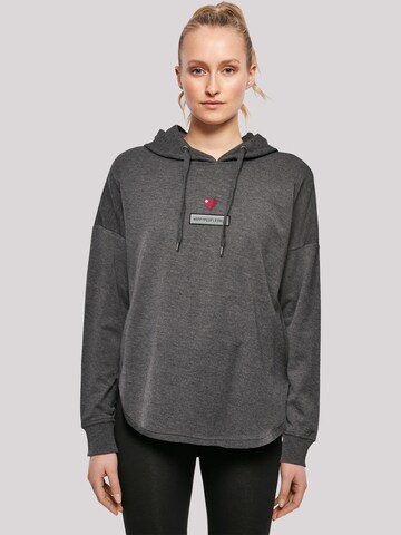 F4NT4STIC Sweatshirt 'Happy New Year Silvester 2023' in Grau: Vorderseite