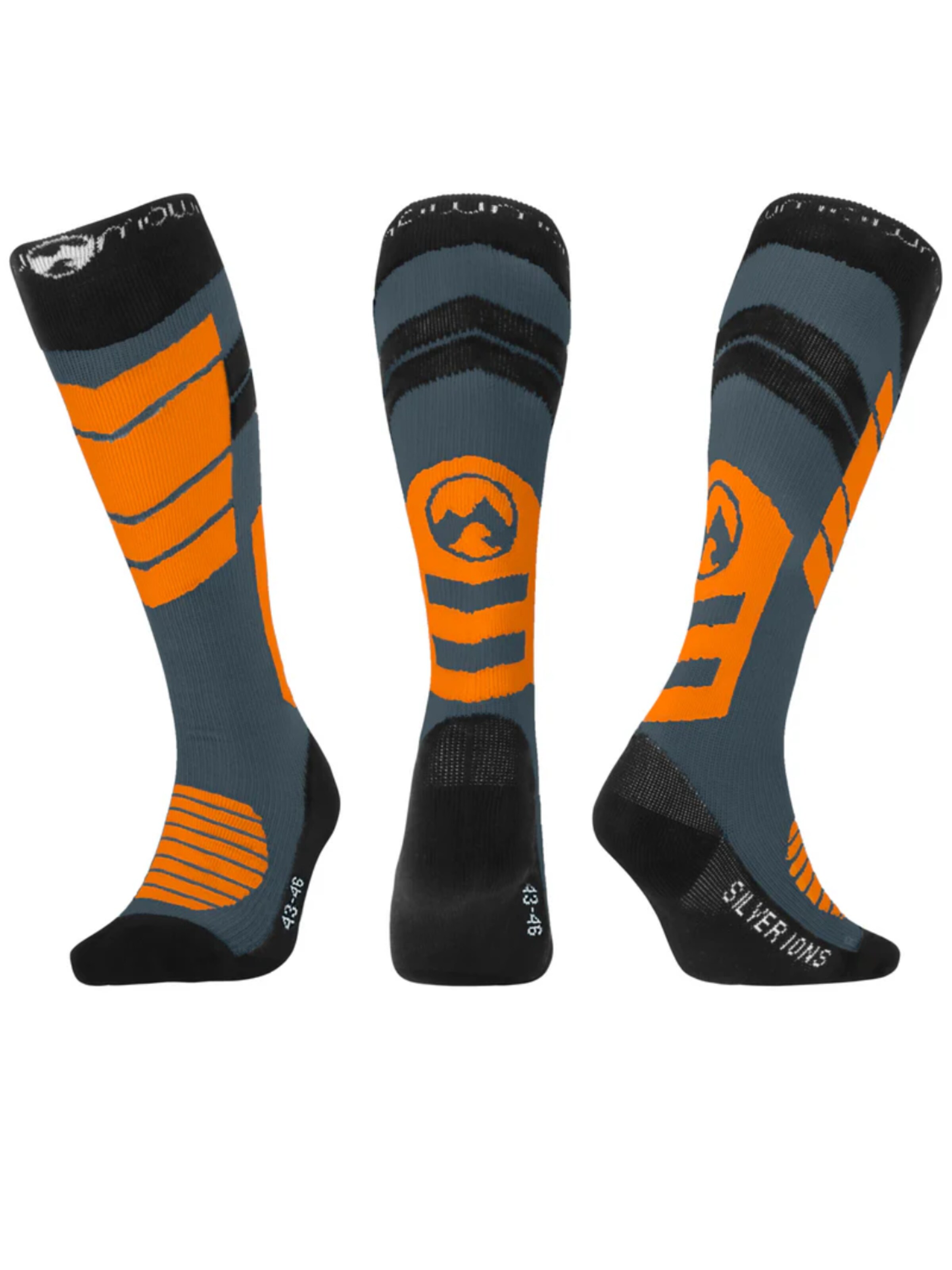 Calzino sportivo 'MowMow Ski Socks - Silver Ions - Antibacterial - Men - Women - Size 39-42 - Gray' di Mowmow in rosso