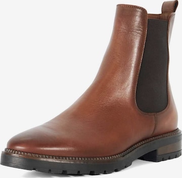 Chelsea Boots 'Poema' Dune LONDON en marron : devant