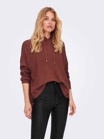 Pull-over ONLY en rouge : devant