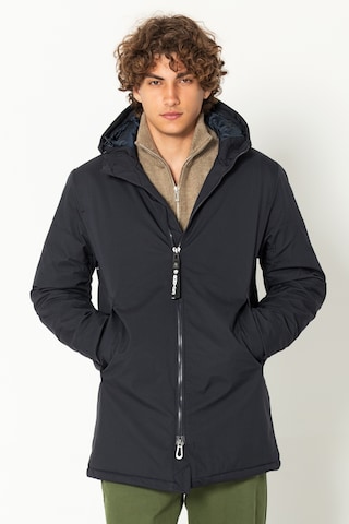 Ron Tomson Winterjas in Blauw: voorkant