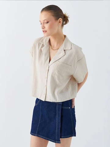MixRay Blouse in Beige