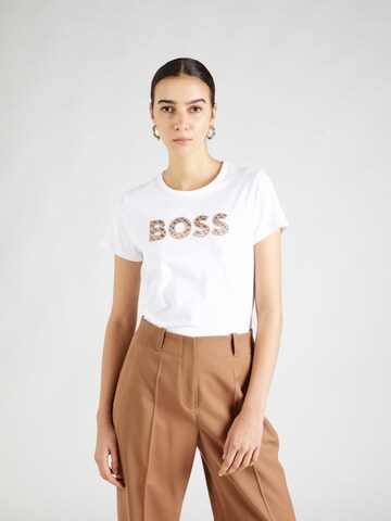 T-shirt 'Eventsa4' BOSS en blanc : devant