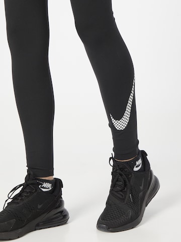 NIKE Skinny Workout Pants in Black