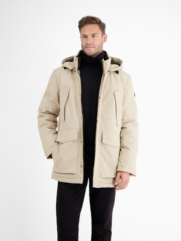 Parka d’hiver LERROS en beige : devant
