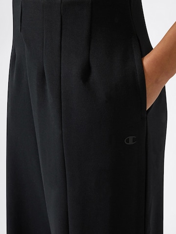 Wide leg Pantaloni de la Champion Authentic Athletic Apparel pe negru
