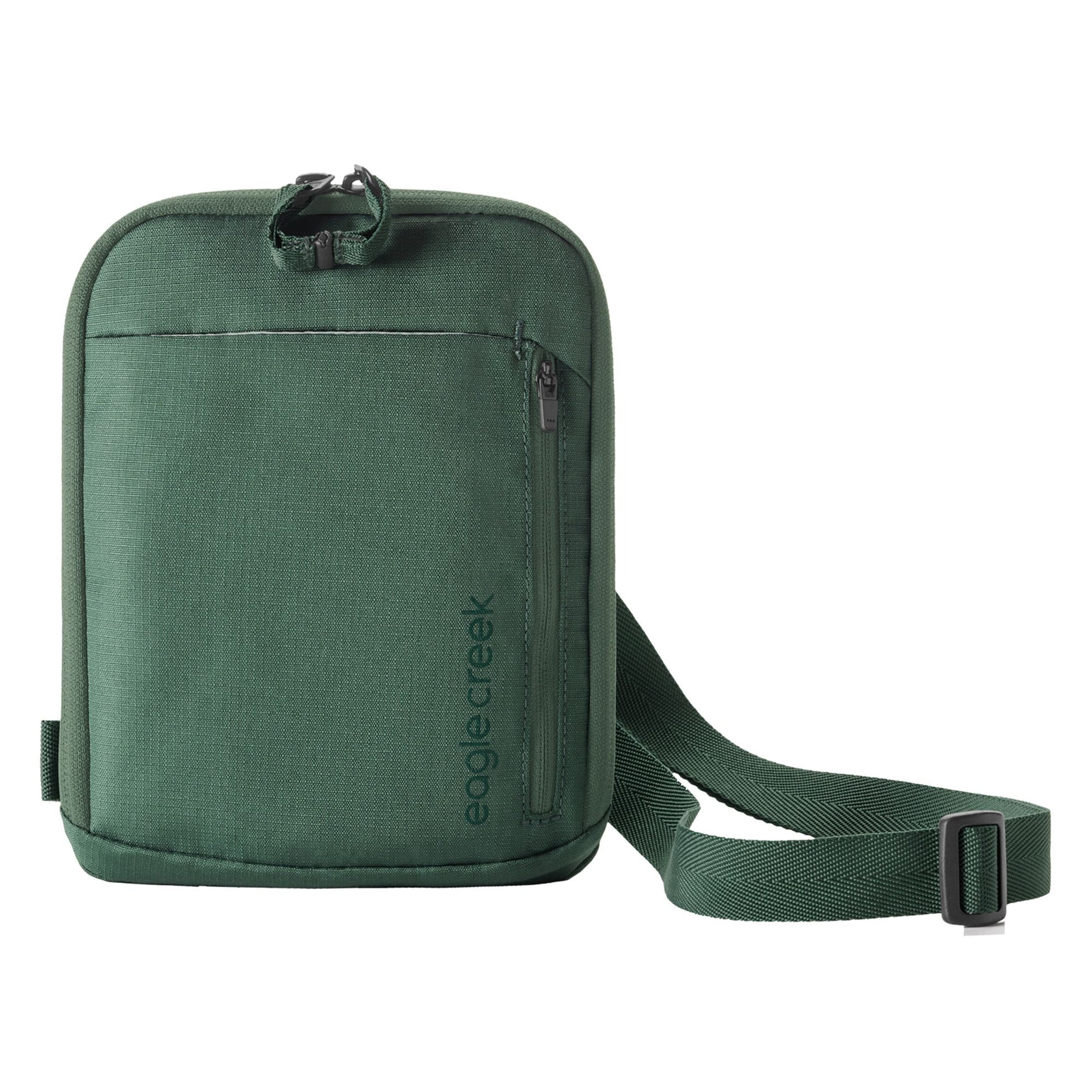 EAGLE CREEK Schoudertas 'Stash Pouch' in Groen: voorkant