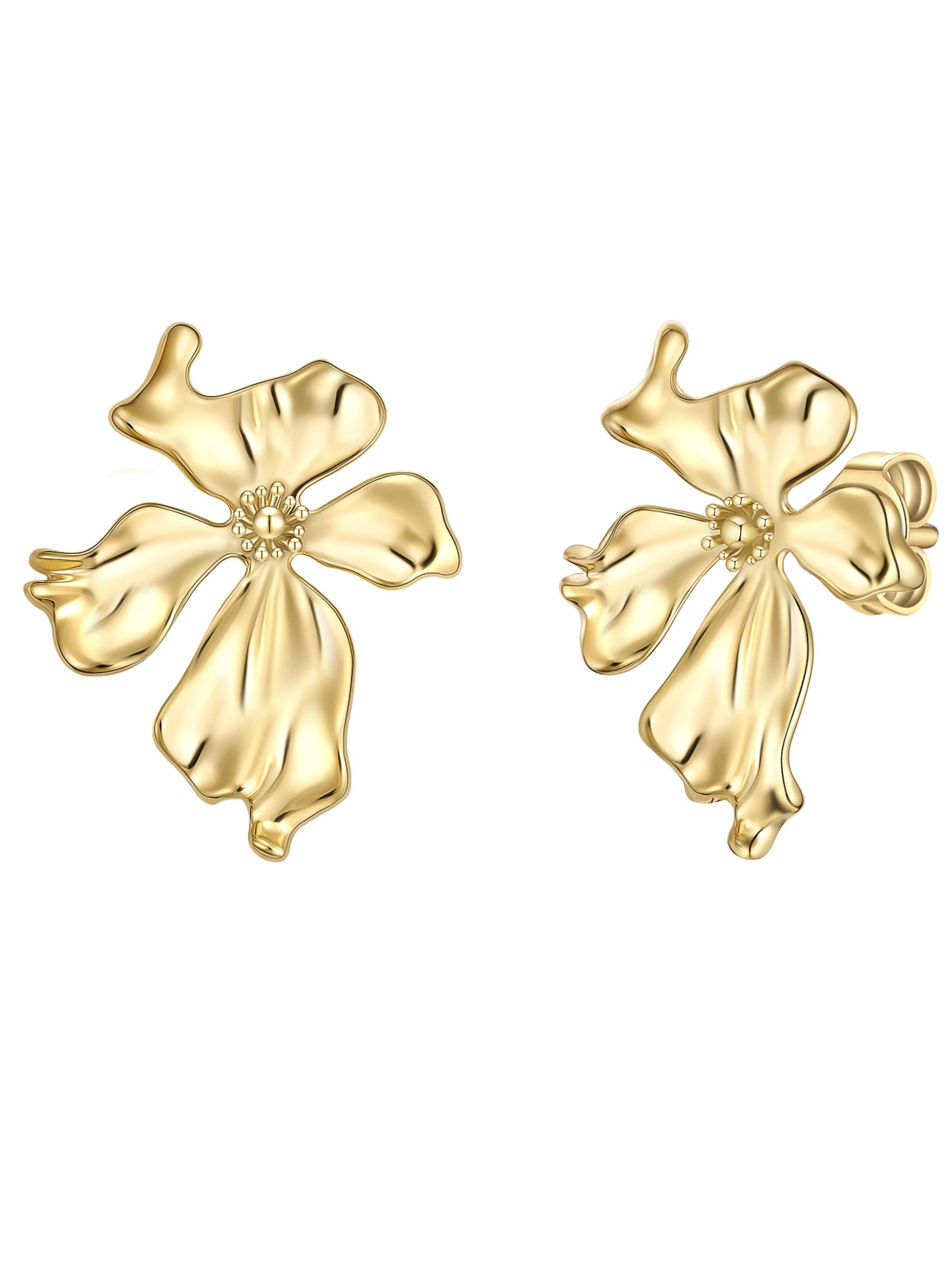 Yokoamii - Pendientes en oro: frente