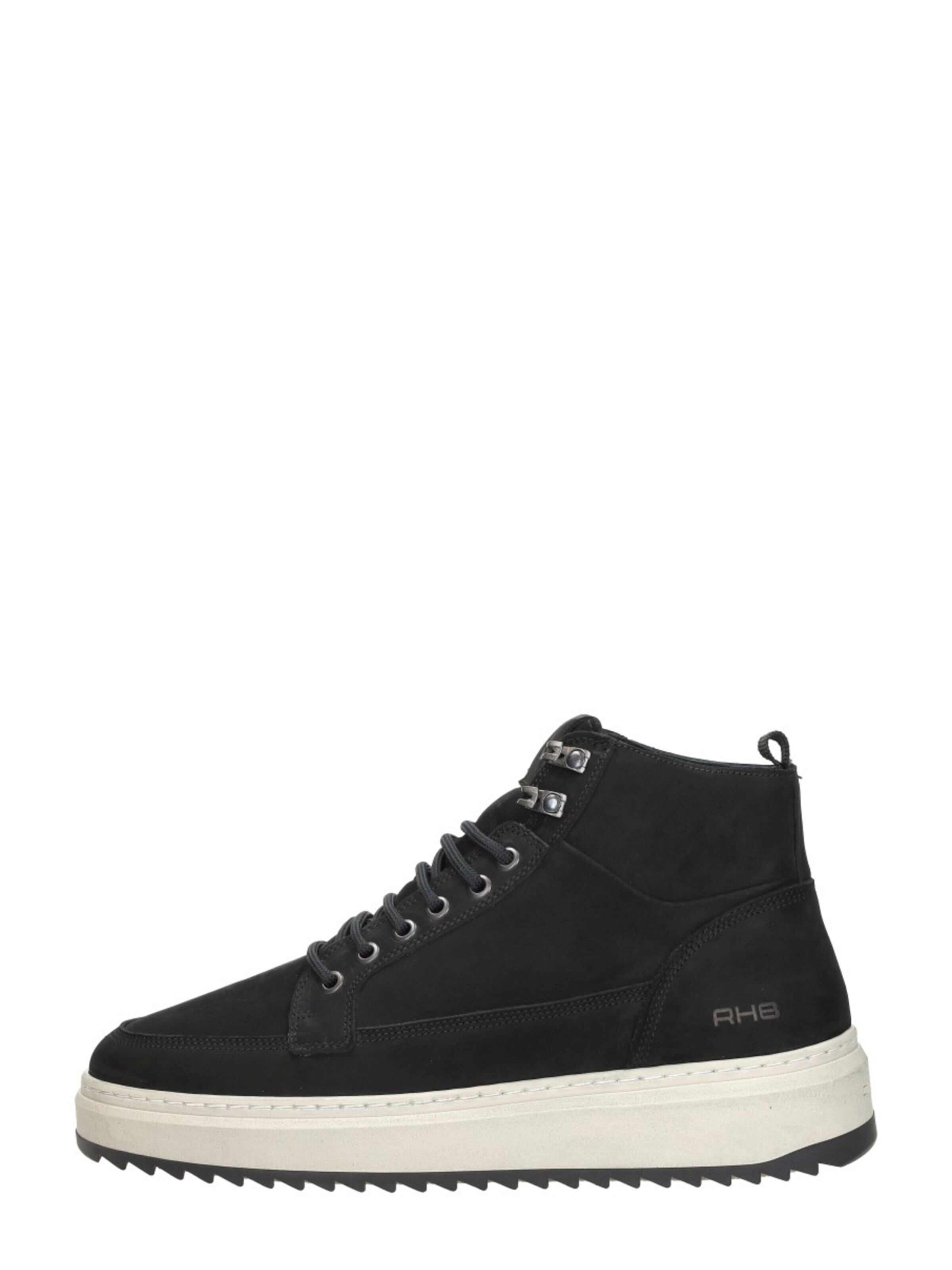Rehab Sneakers hoog 'Rafa Nub' in Zwart: voorkant