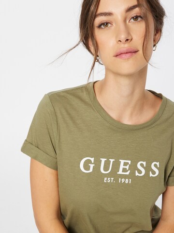 Maglietta di GUESS in verde