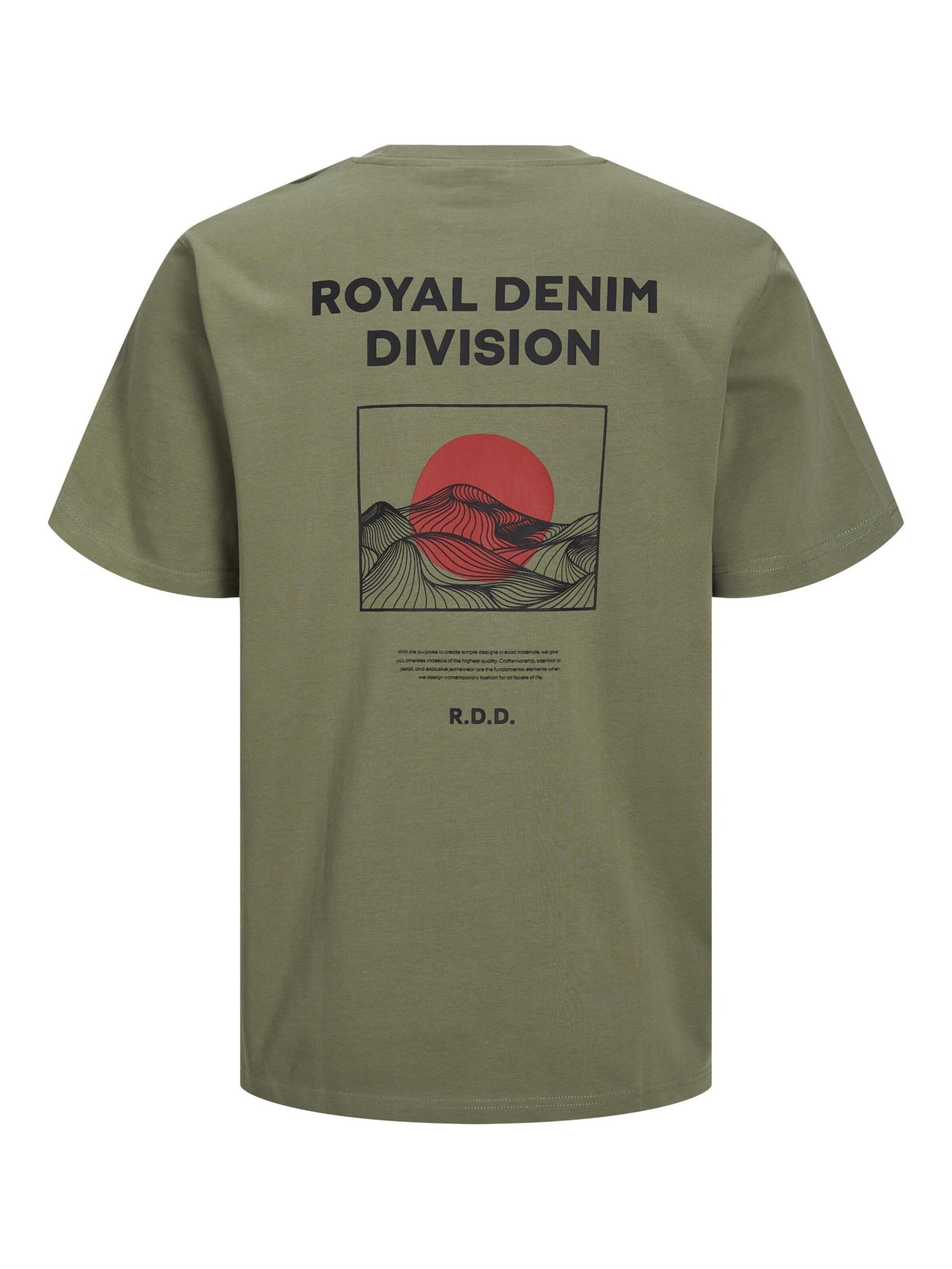 R.D.D. ROYAL DENIM DIVISION T-shirt in Grün