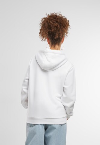 Miss Tee Sweatshirt 'New York' i vit