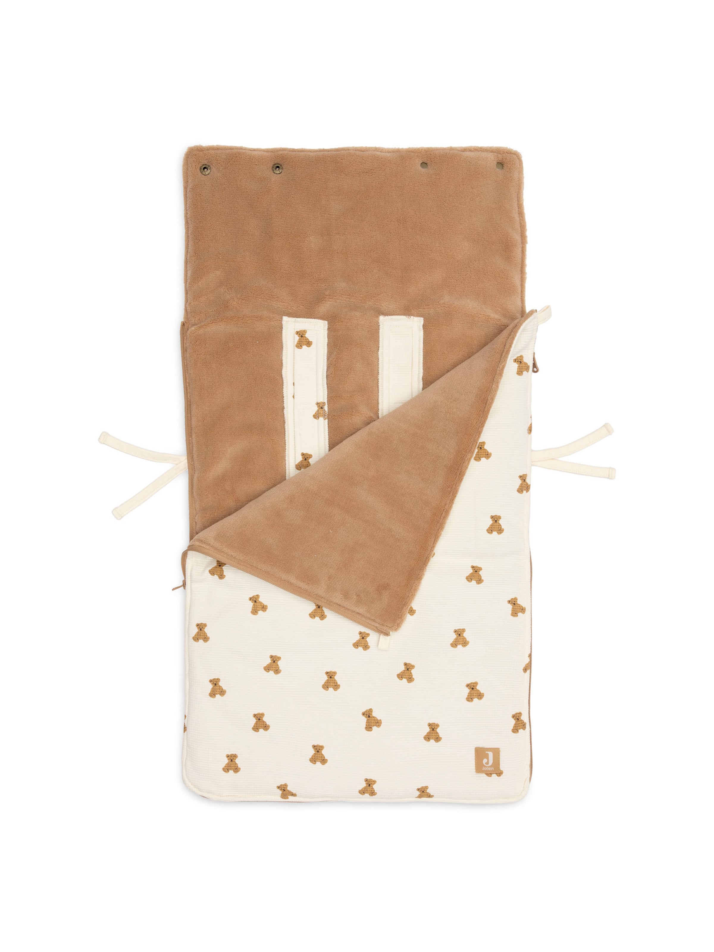 Jollein Babydeken 'Mini Teddy Bear' in Beige
