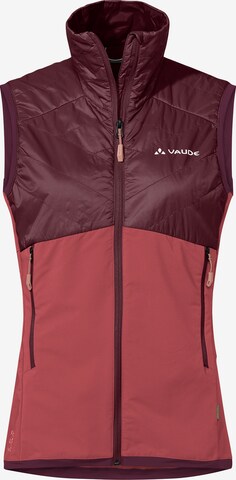 VAUDE Sportbodywarmer 'Brenva VE II' in Rood: voorkant