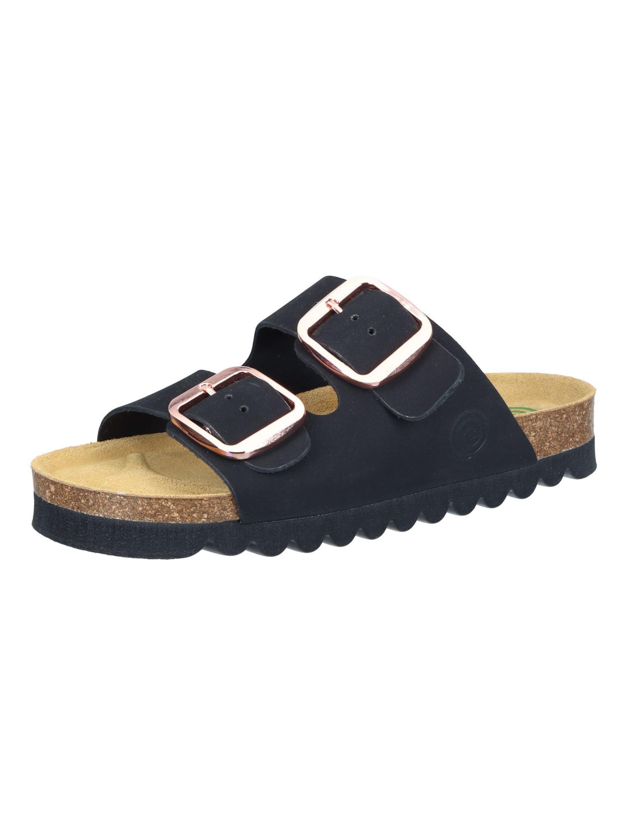 DR. BRINKMANN Mules 'Pantoletten BONILLO' in Black: front