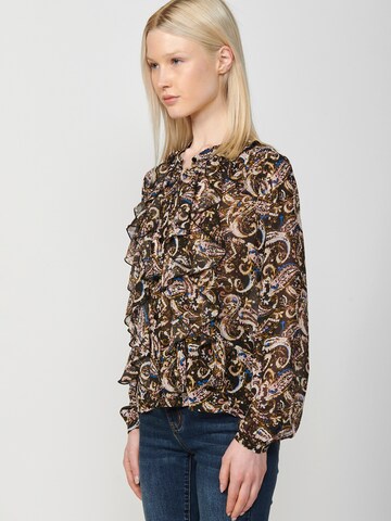 KOROSHI Bluse i blandingsfarvet