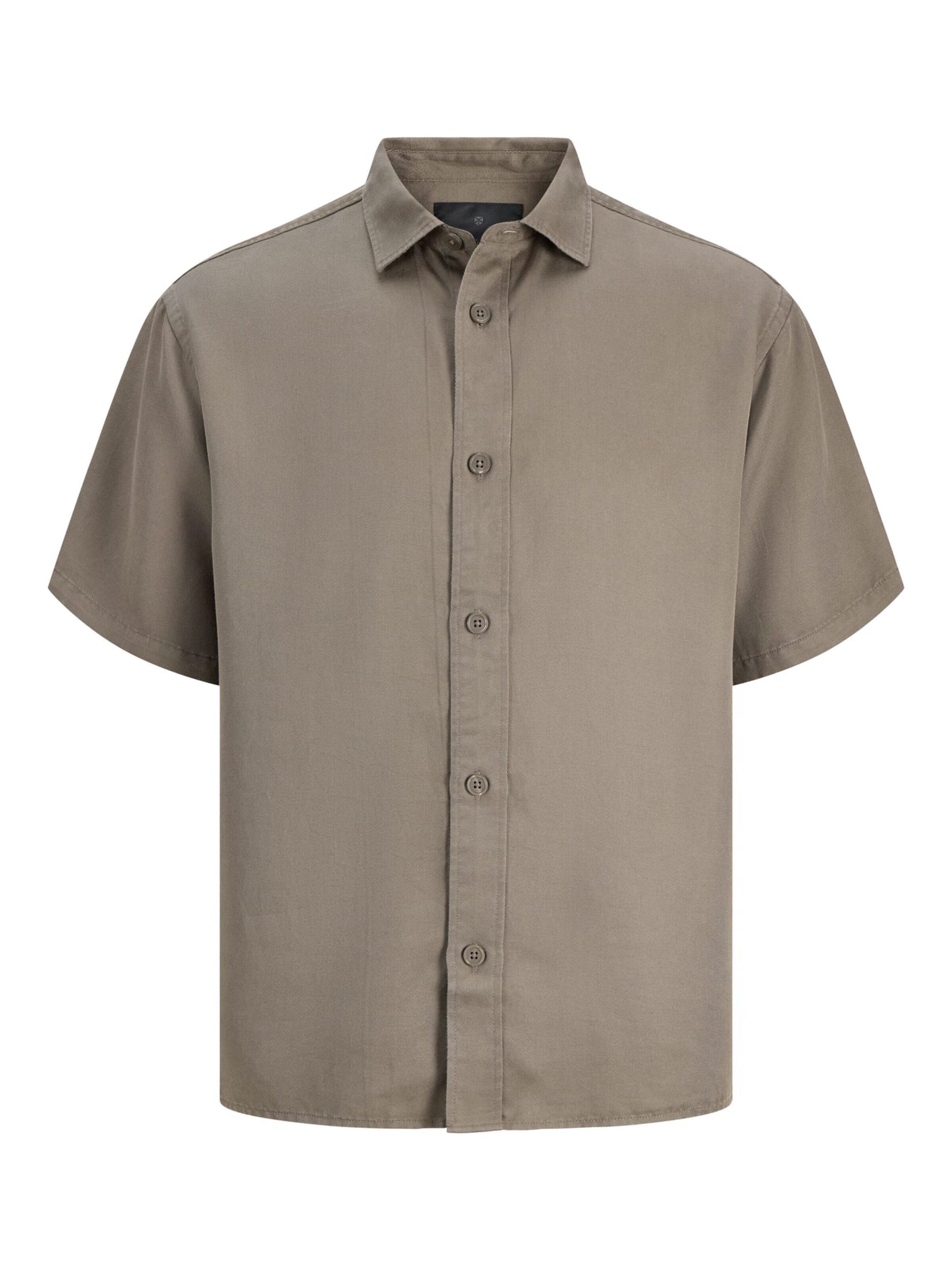 JACK & JONES Overhemd 'blaskye' in M in de kleur Kaki, Productweergave