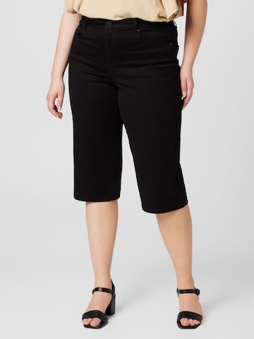 ONLY Carmakoma Regular Pants 'Augusta' in Black: front