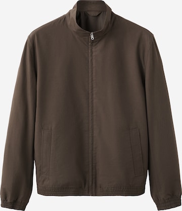 Veste mi-saison 'JON' MANGO MAN en marron : devant